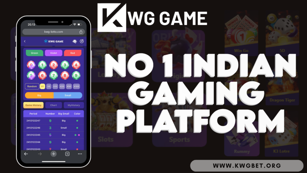 KWG GAME IS THE TOP 1 INDIAN PLATFORM AND GAMING