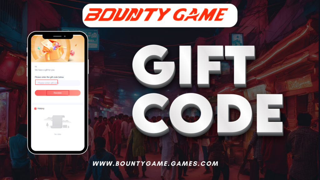 Player redeeming a Bounty Game gift code for rewards